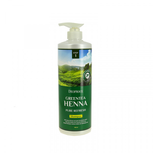 shampun-dlya-volos-s-zelenym-chaem-i-hnoy-deoproce-shampoo-greentea-henna-pure-refresh-dp1348
