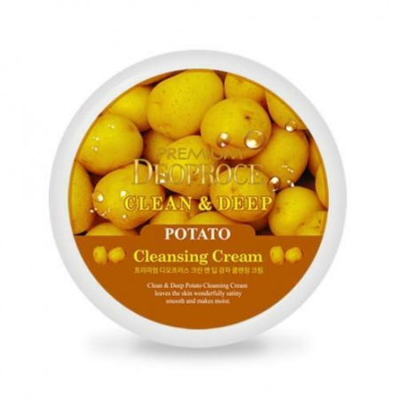 Крем для лица очищающий Deoproce Premium Clean & Deep Cleansing Cream (Картофель)