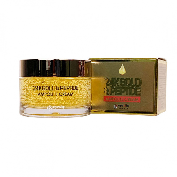 Крем с пептидами и золотом Eyenlip 24K Gold & Peptide Ampoule Cream 3