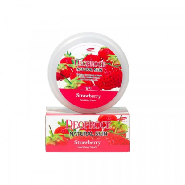 krem-dlya-lica-i-tela-s-ekstraktom-klubniki-deoproce-natural-skin-strawberry-nourishing-dp1224-1